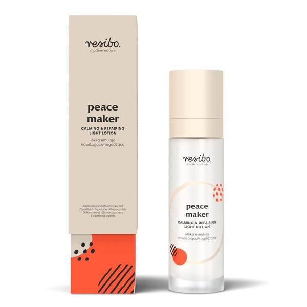 Resibo PEACE MAKER Beroligende og reparerende lett lotion 50ml