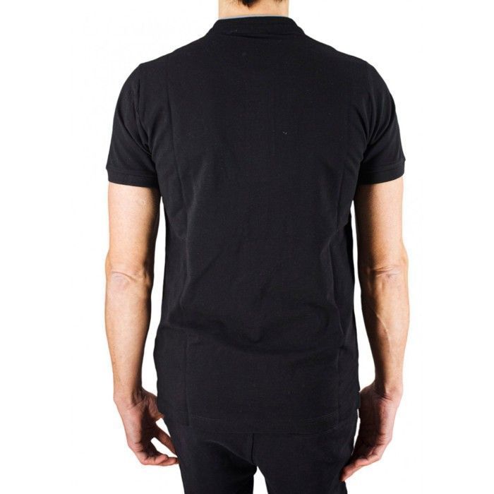 Cerruti 1881 Polo manches courtes col mao New Firenza Noir Homme