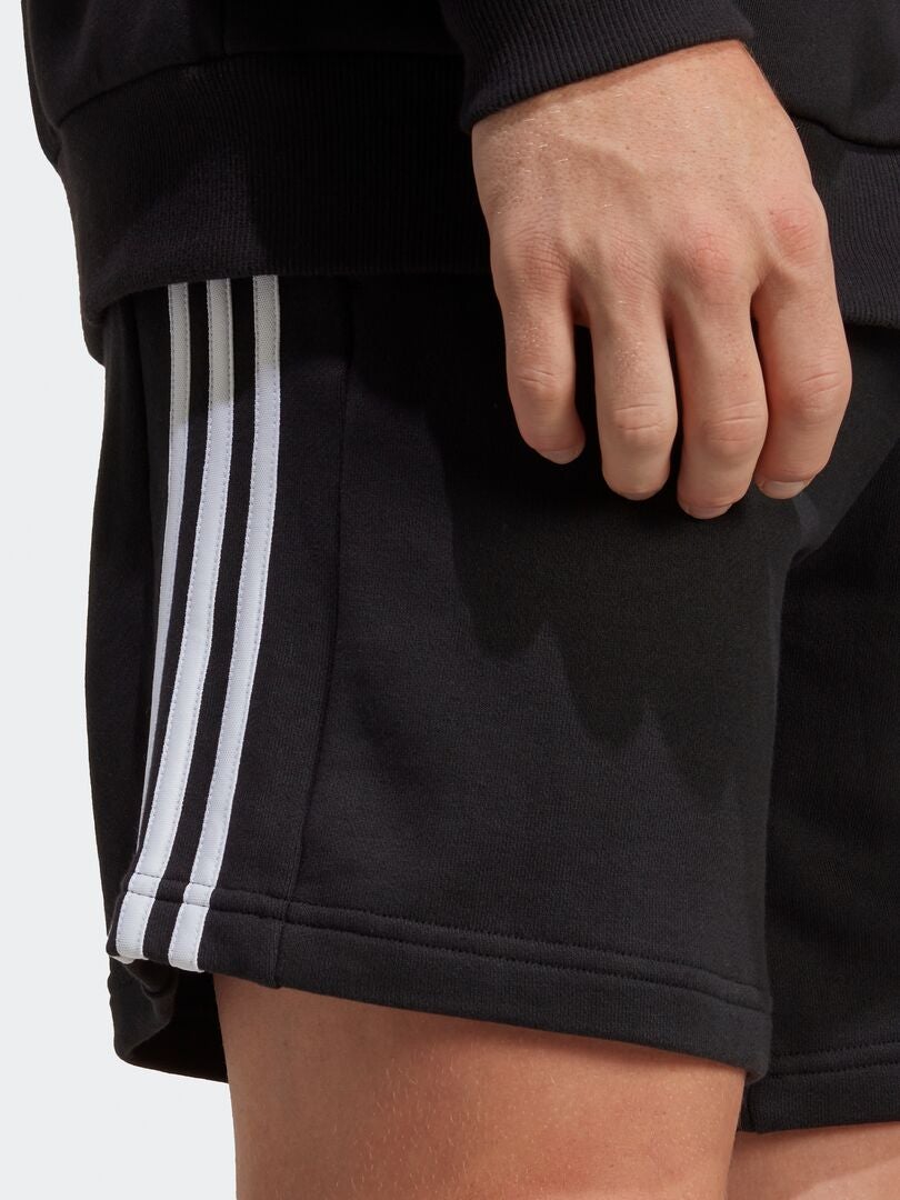 Pantalones cortos Adidas con rayas laterales - Negro