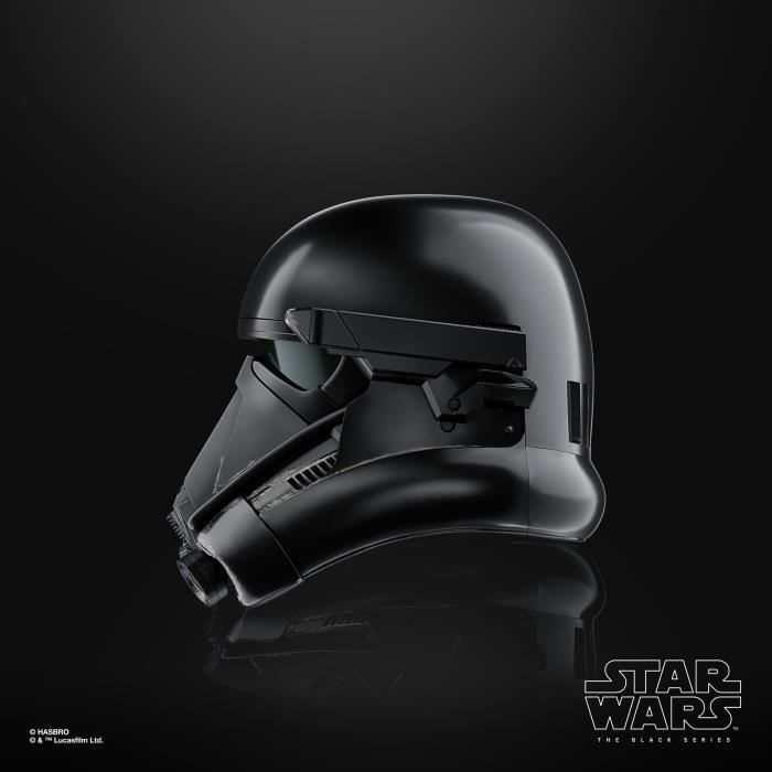 Casco elettronico premium da Death Trooper imperiale con LED avanzati, articolo per cosplay, età 14+, Star Wars The Black Series