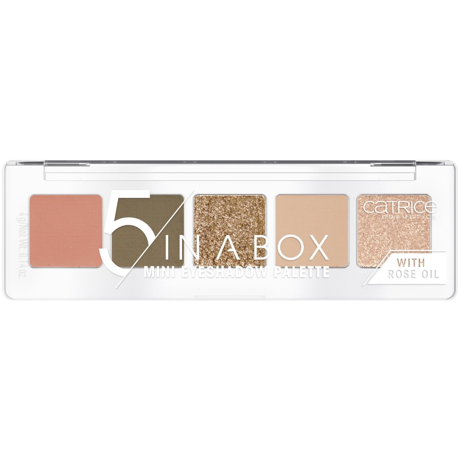 Catrice 5 In A Box Mini palette fards à paupières 020 Soft Rose Look