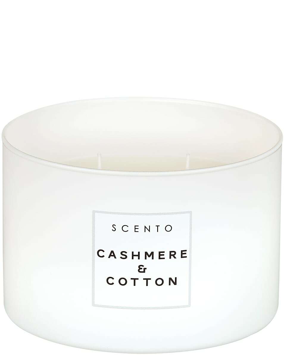 BOUGIE PARFUMÉE XL SCENTO CACHEMIRE ET COTON