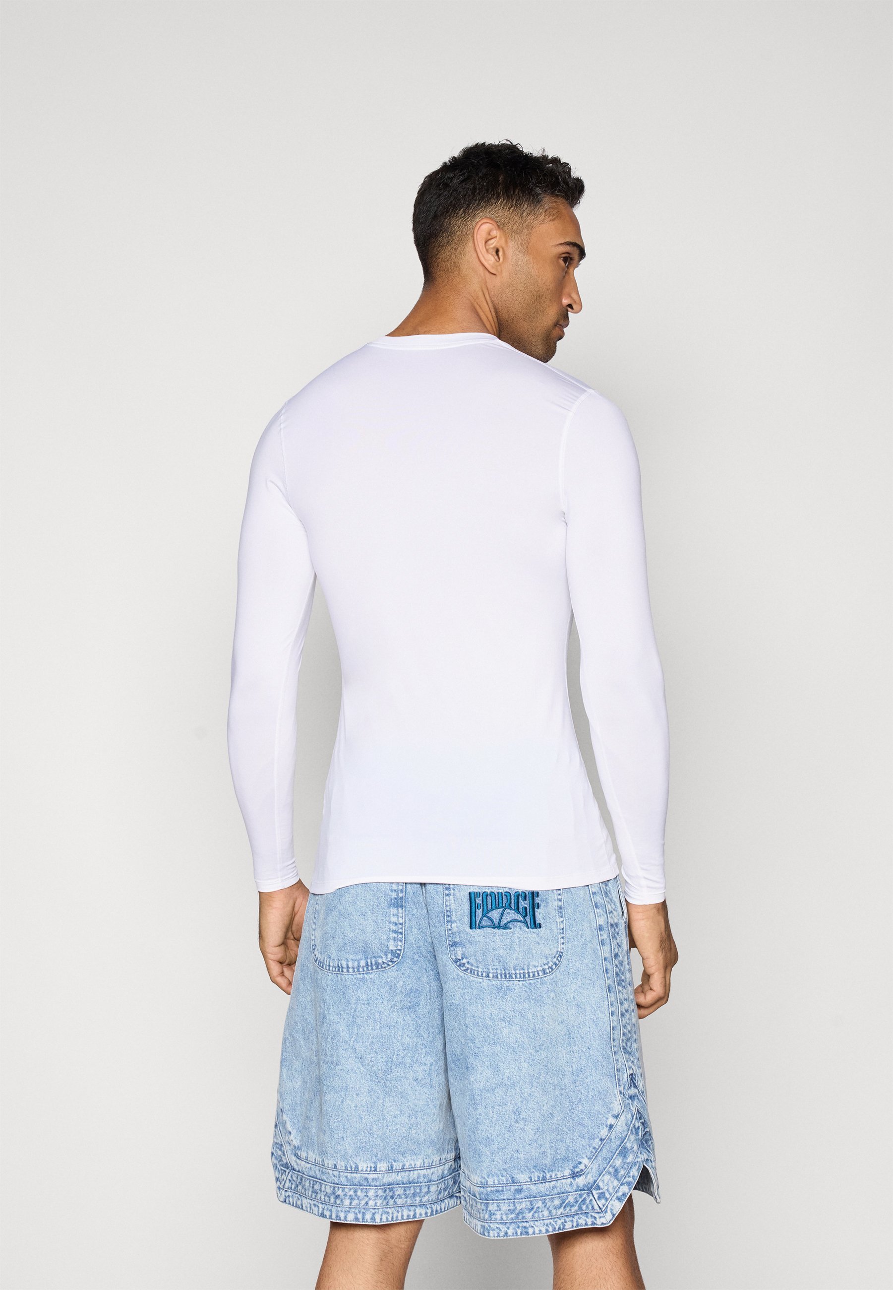Jordan BASELAYER - Haut à manches longues - blanc/noir