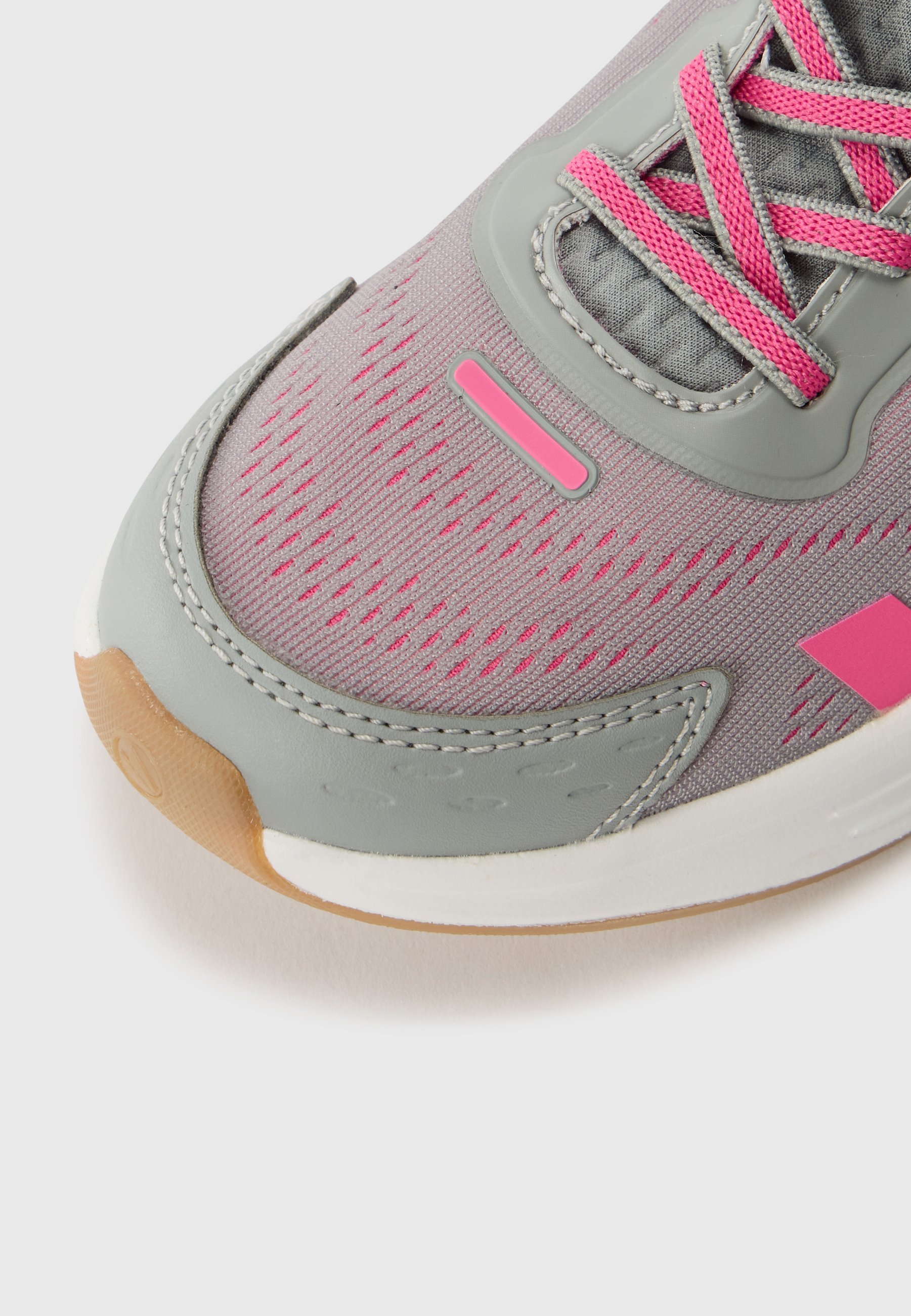 JAKO J-TF PLAY UNISEX - Scarpe da allenamento - grigio intenso/rosa neon