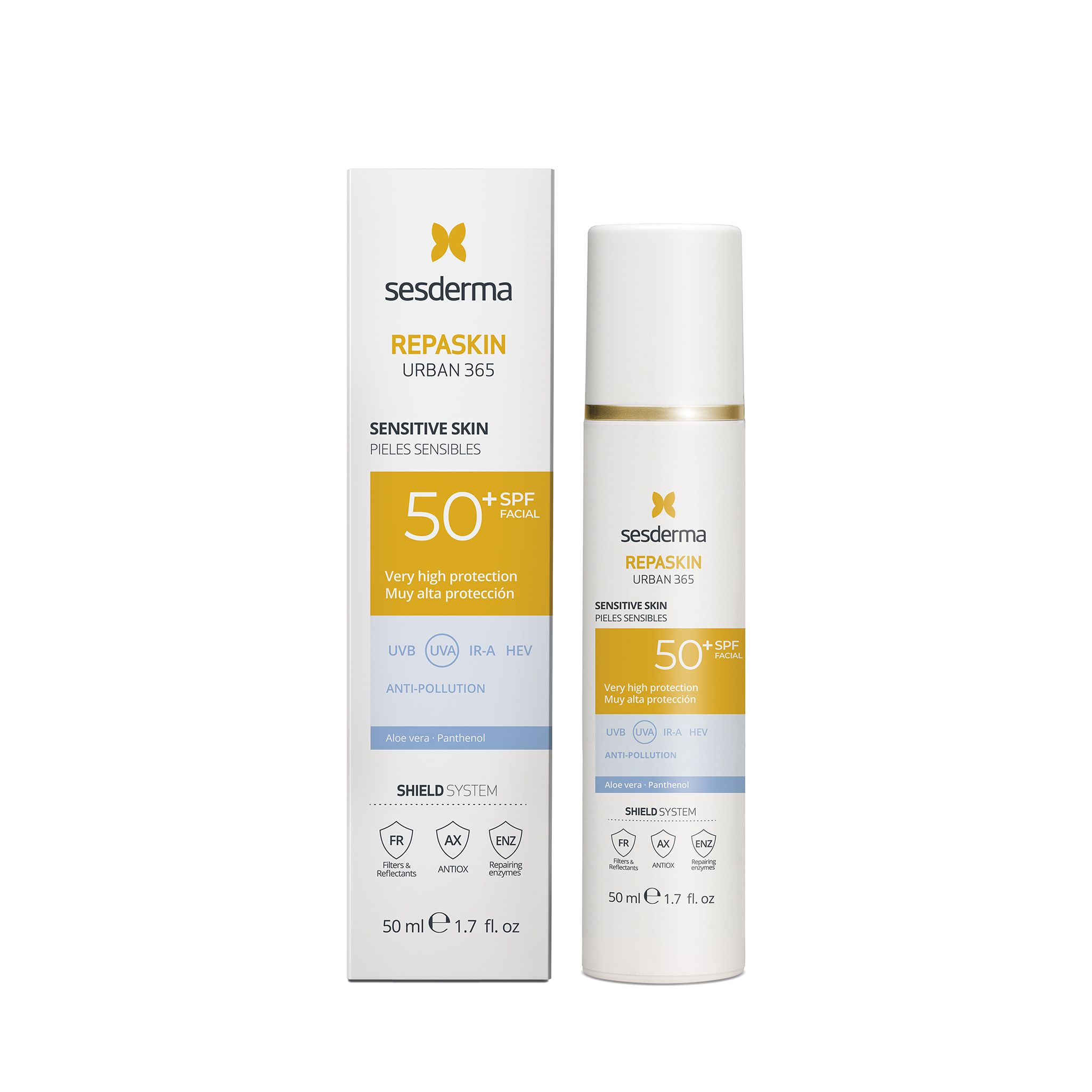 Repaskin Urban 365 Sensitive Skin SPF50 Trematska oskrba iz lekarne