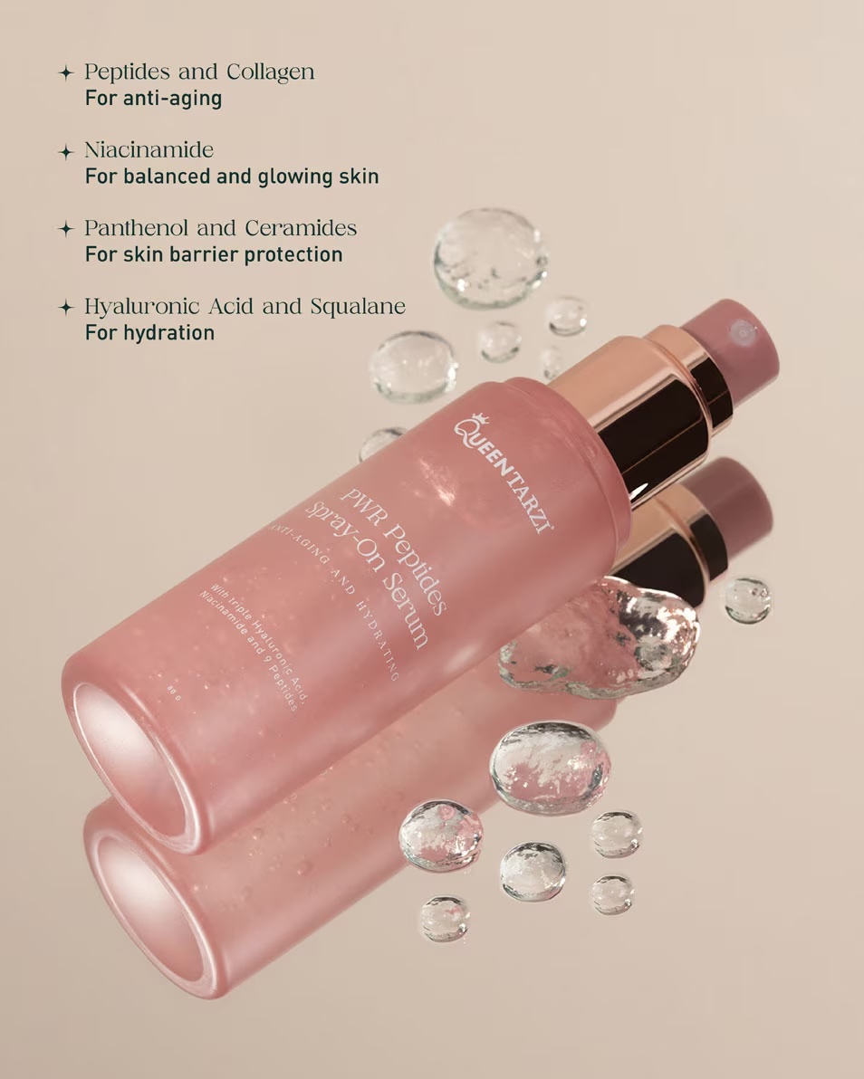 Ser spray QUEEN TARZI cu peptide PWR