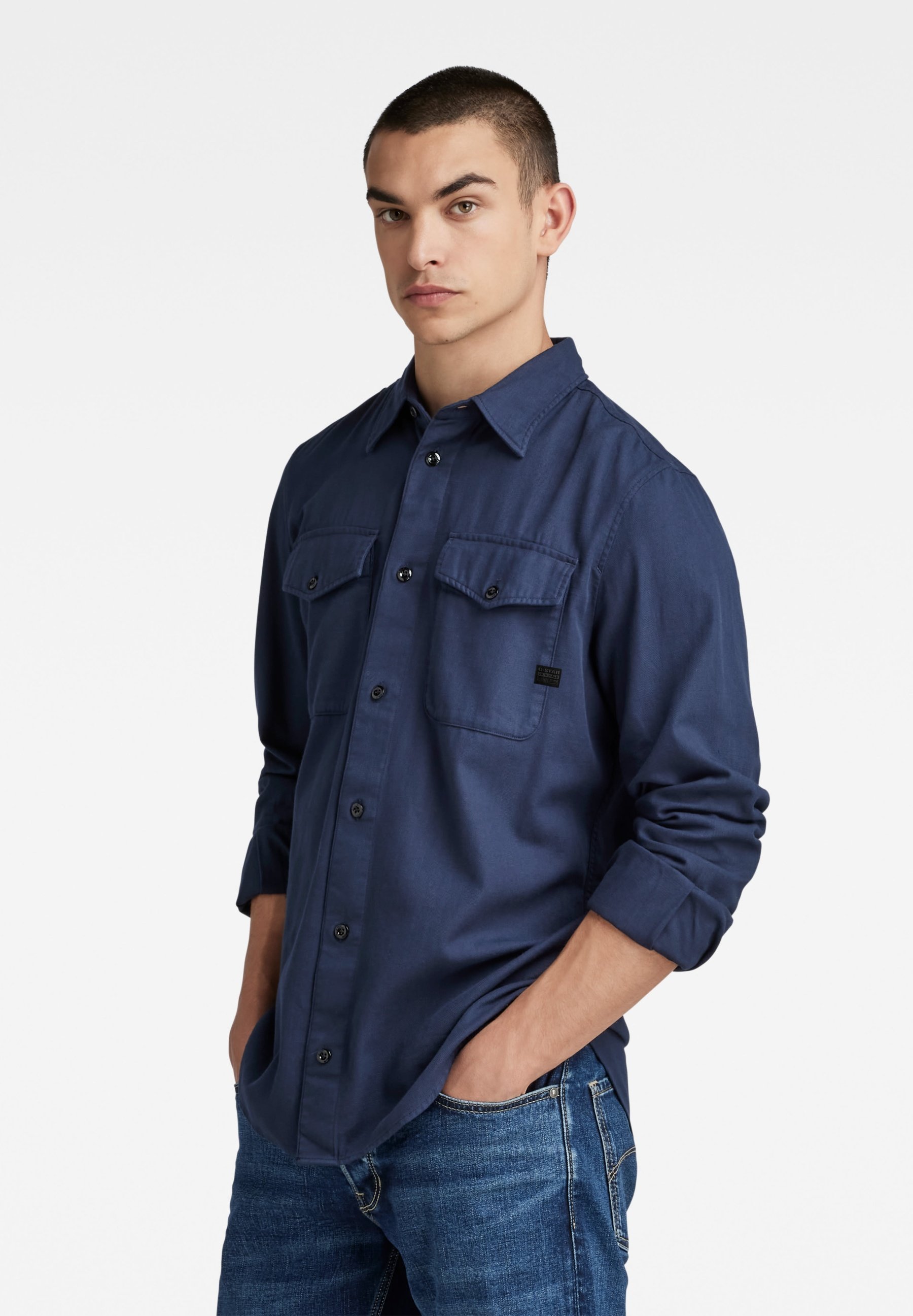 G-STAR MARINE SLIM - Overhemd - sartho blue gd