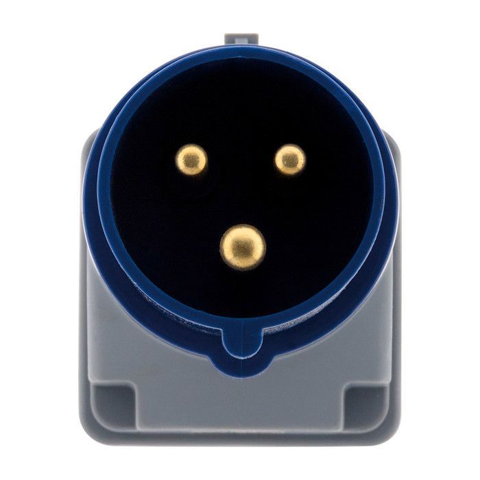 Paquete de 4 adaptadores compactos e inalámbricos, hembra 2P+E de 16A a macho CEE17, para camping y navegación - Zenitech