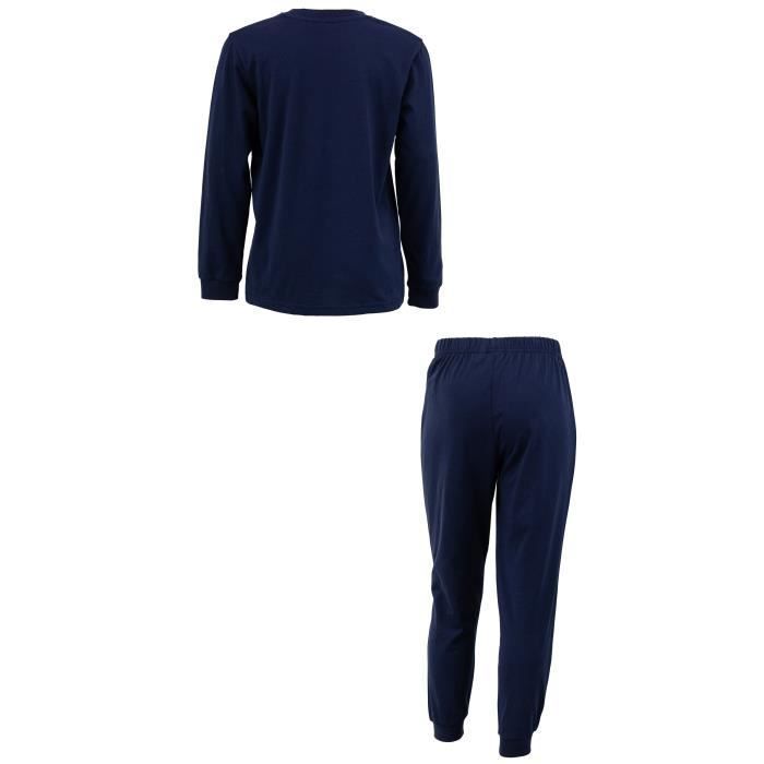 Pyjama - PARIS SAINT GERMAIN - Enfant Garçon - Coton - Bleu - Officiel
