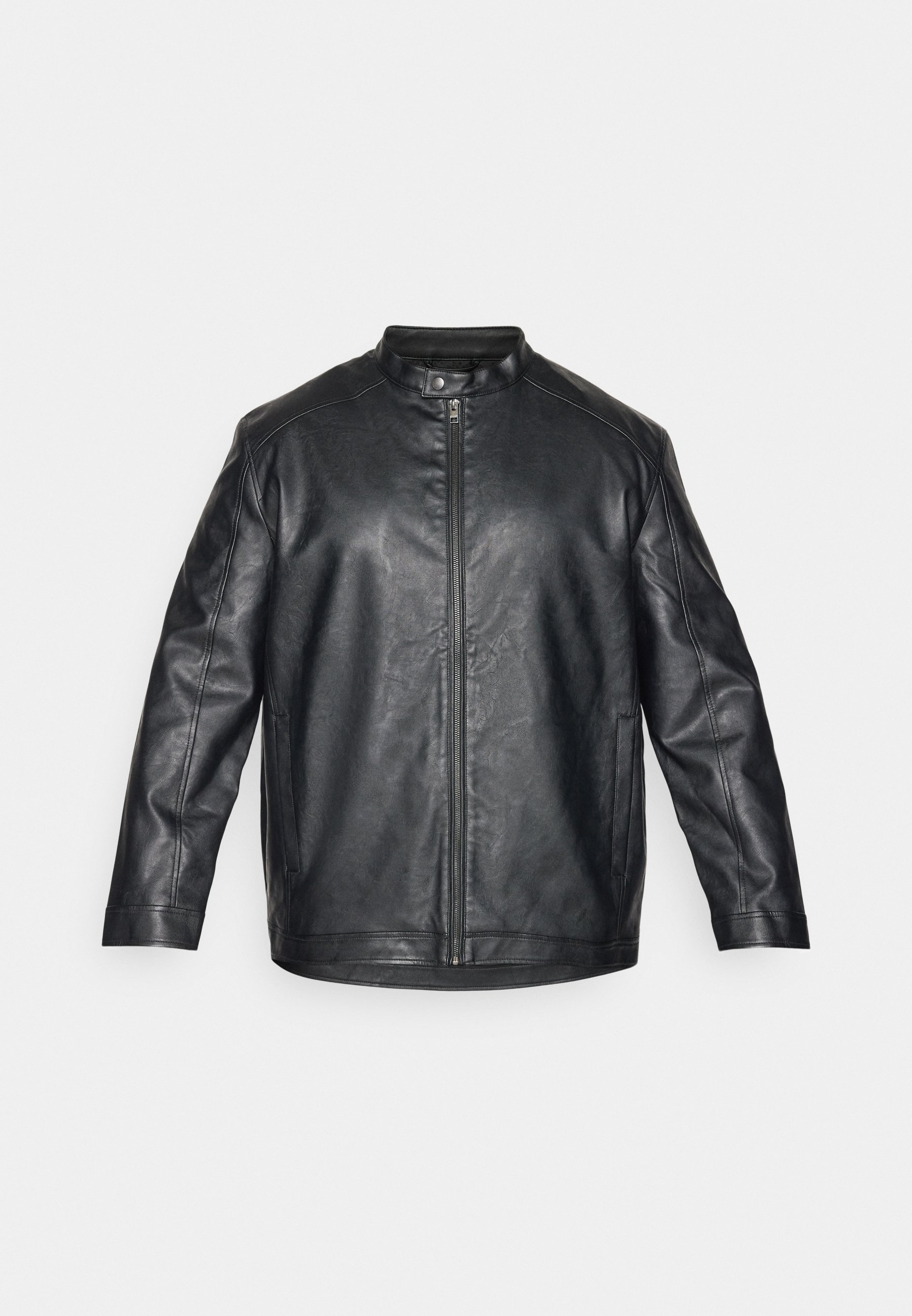 Jack & Jones JJEDYLAN - Bunda z umělé kůže - black