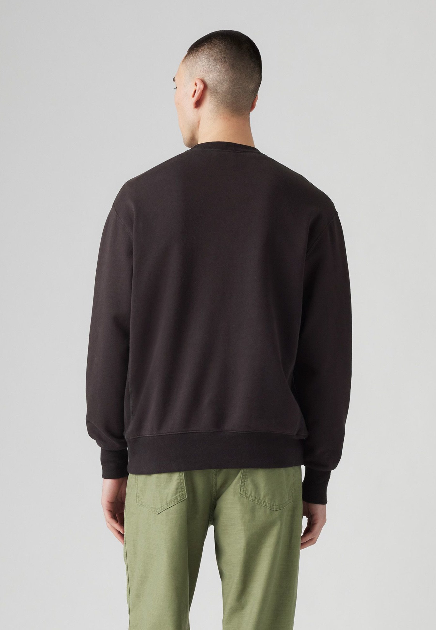 Felpa Levi's® AUTENTIC CREW - nero agata