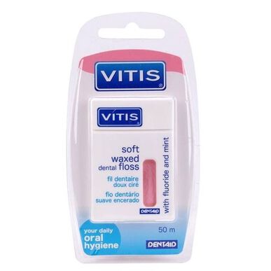 Οδοντικό νήμα Vitis με κερί 50 m 50 m