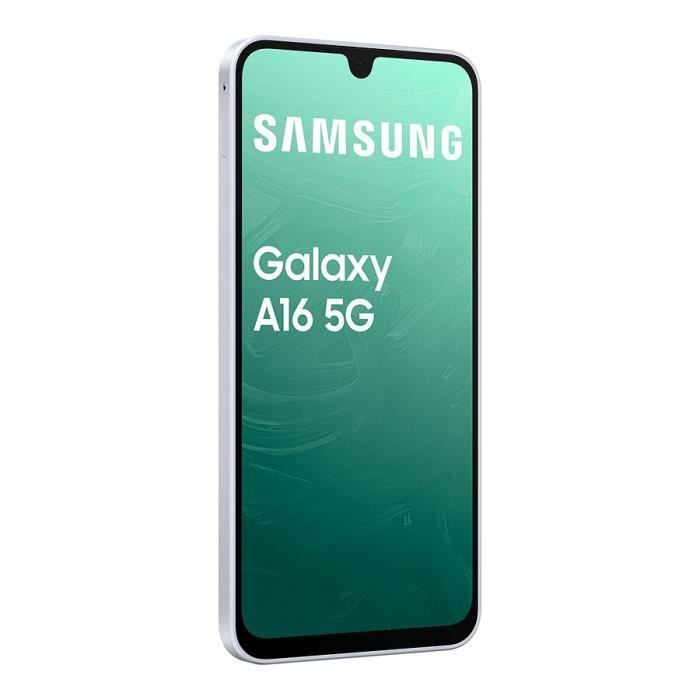 Smartphone Samsung Galaxy A16 5G de 128 GB, color gris.
