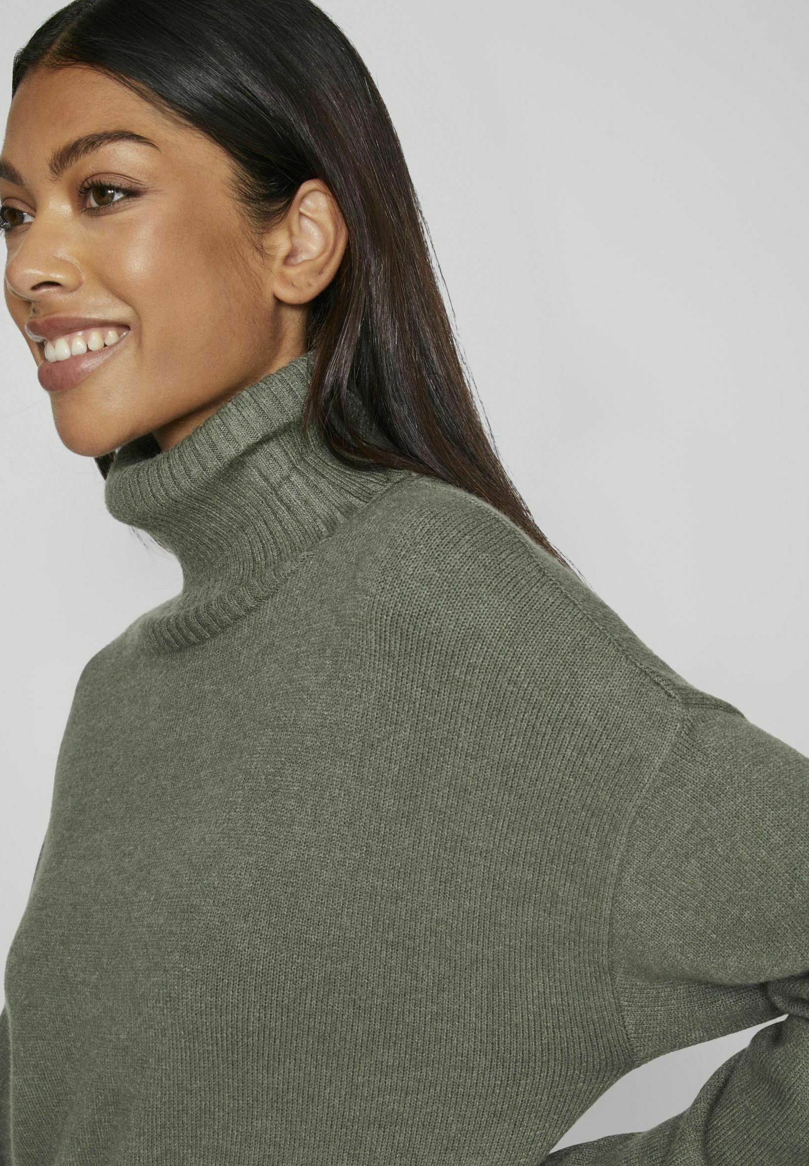 VILA VIRIL ROLL NECK MIDI - NOOS - Truijurk - lauwerkrans