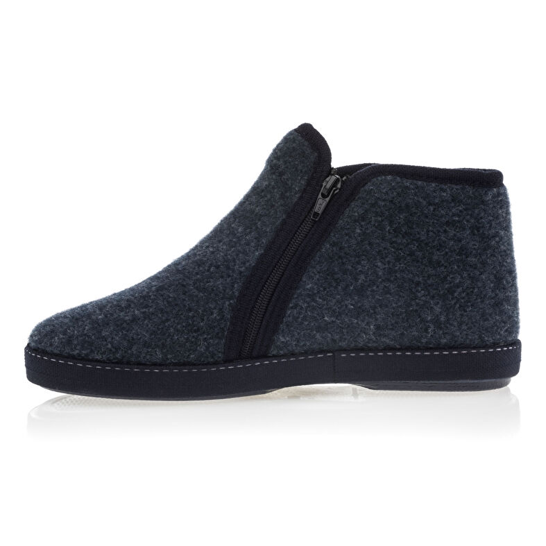 Blauwe herenslippers