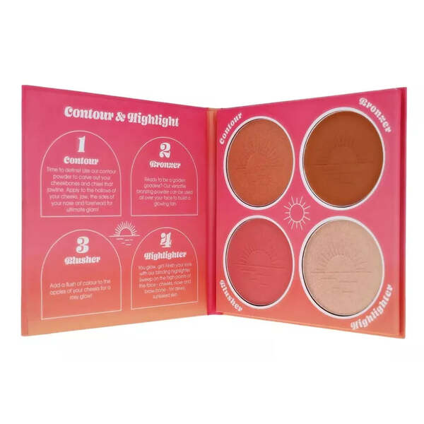 Sunkissed Radiant Lustre arc paletta - 4 árnyalat