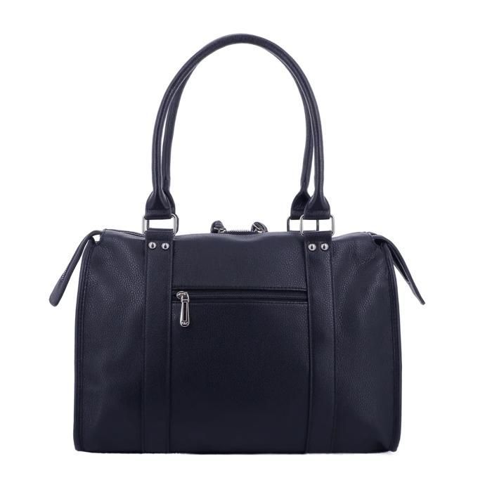 Damen-Umhängetasche mit mehreren Fächern – Flora Co Paris – Blau – Synthetik