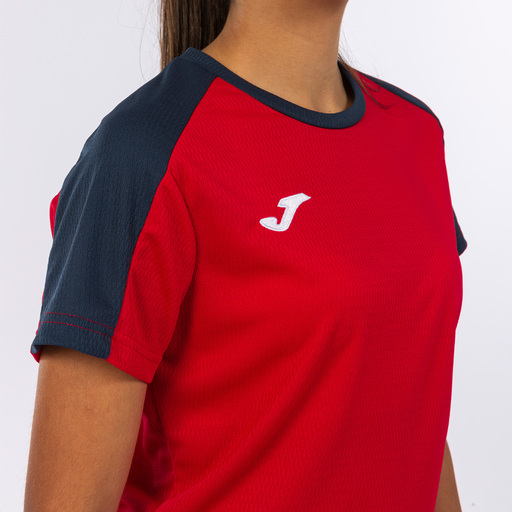  Joma Eco Championship Kurzarm-T-Shirt Marineblau Rot
