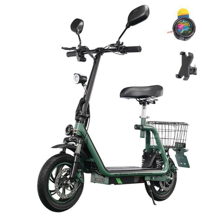 TWOFISH M5 PRO-E - Elektrische scooter - met EEC-certificering - 500W motor - 48V 13Ah accu - 12-inch banden - Actieradius van 30 km