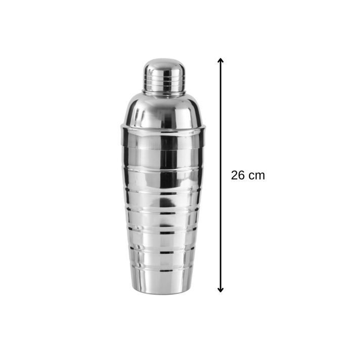 Cocktail duo with shaker and stainless steel alcohol dispenser Fackelmann Bar Concept