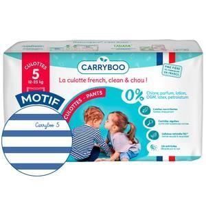 Mutandine Carryboo Jumbo ecologiche, taglia 5, 34 pezzi