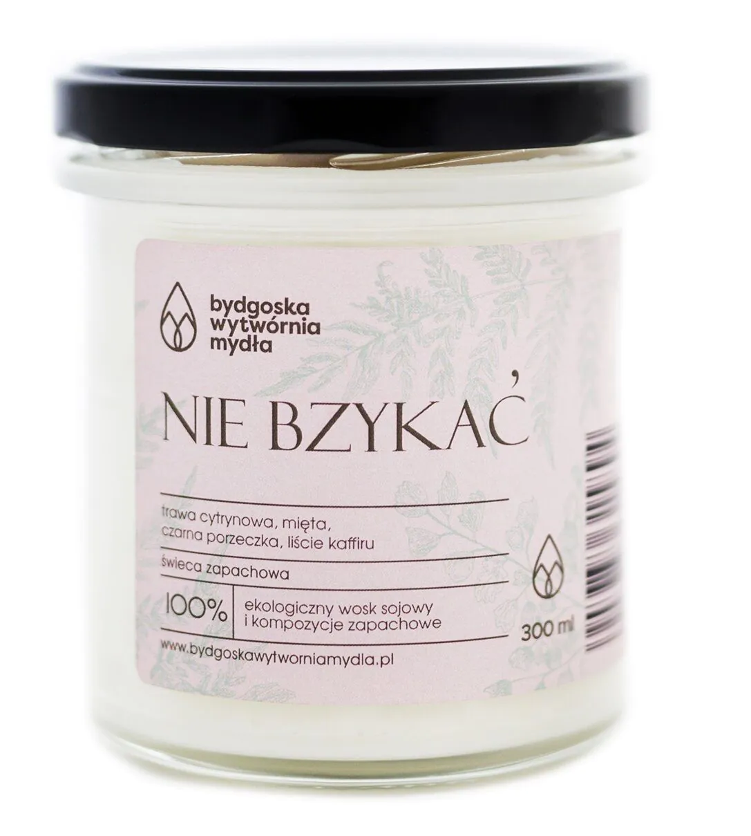 Bydgoska Wytwórnia Mydła Świeca sojowa Nie bzykać