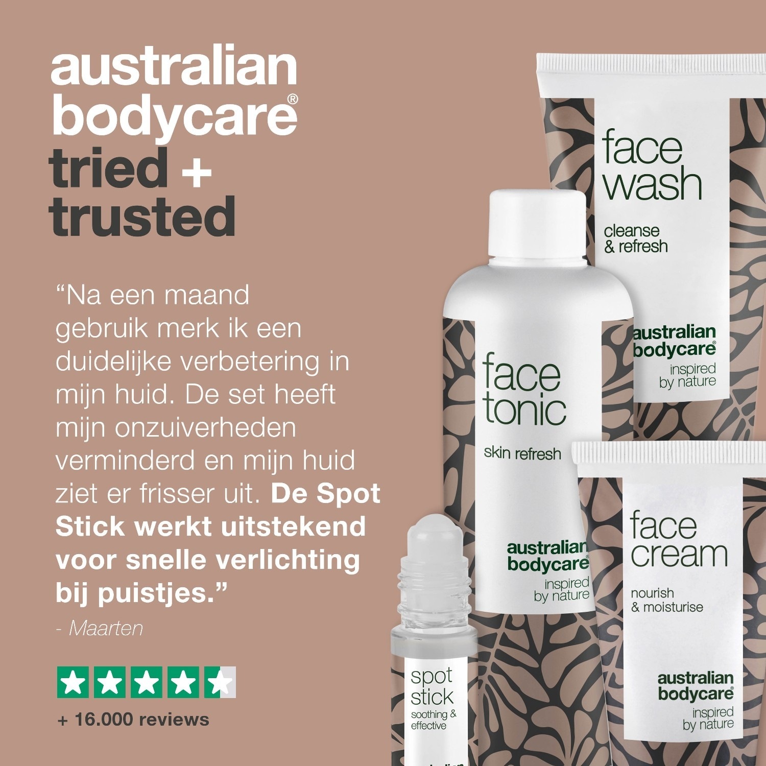 Australian Bodycare set za njegu lica Specijalna ponuda: Njega lica u 4 koraka – 1 komad