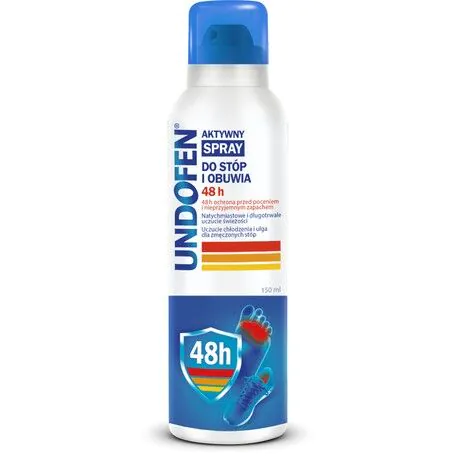 Undofen Aktywny Spray 48 h do Stóp i Obuwia