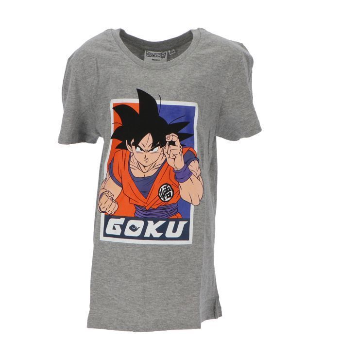 Tee shirt Dragon Ball Z - GRIS Garcon