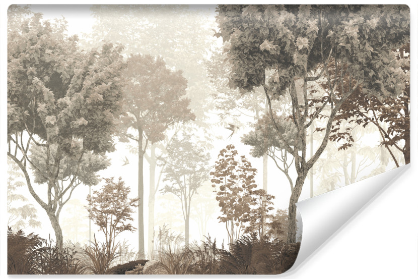 Fototapeta Las W Stylu Vintage 90x60cm