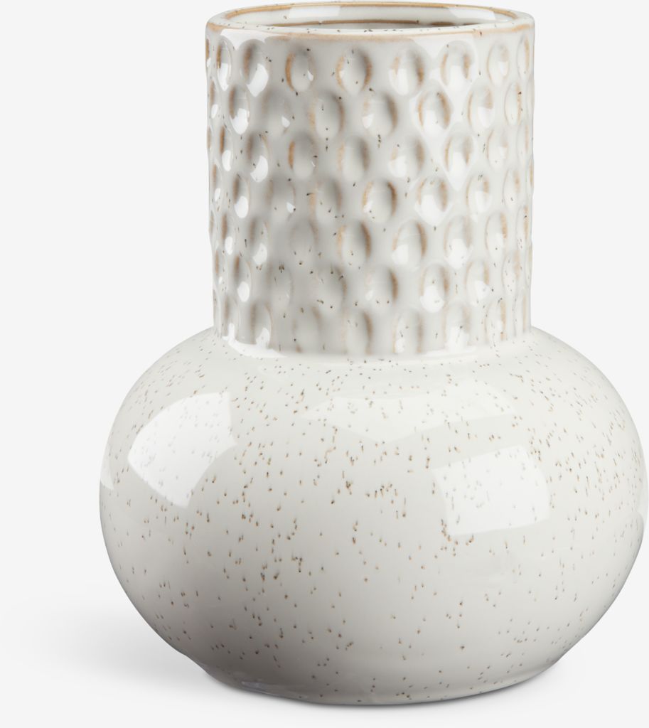 INGBERT INGBERT vaza Ø15xH18cm balta