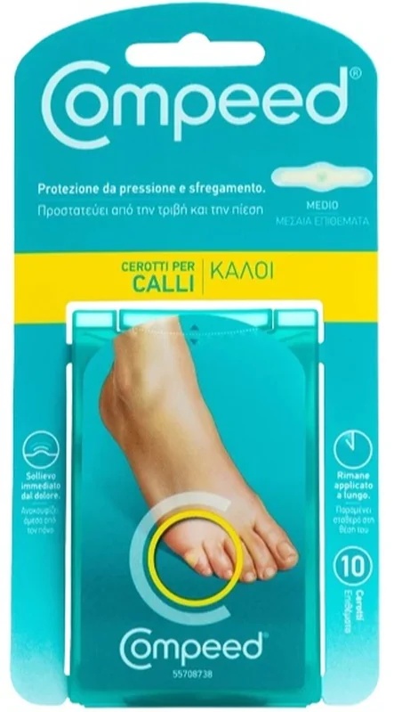 COMPEED Medium eeltpleisters, 10 stuks, verminderen pijn