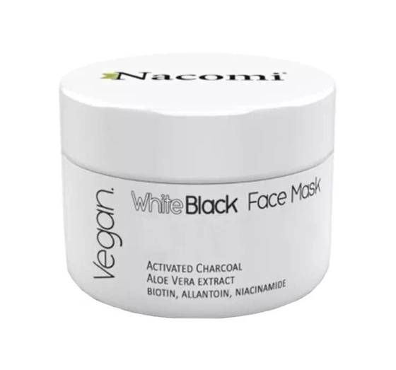 Nacomi White Black Mask białoczarna oczyszczająca maska 50 ml