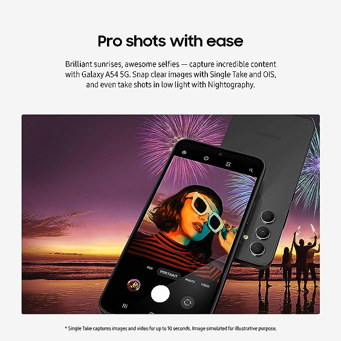 Samsung Galaxy A54 5G A-serie mobiele telefoon