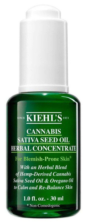Serum za lice s uljem sjemenki kanabisa Sativa, biljni koncentrat Luksuzni hidratantni i hranjivi