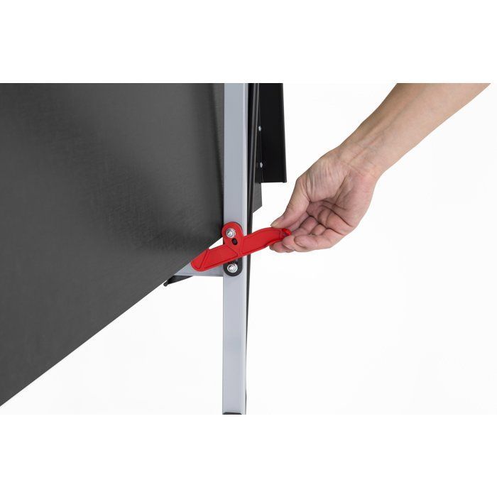 Table tennis table - SPONETA - S3-47i - Folding - Indoor use - Adjustable fixed net + side supports - Grey and blue