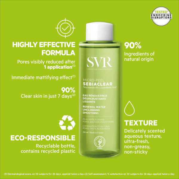 SVR SEBIACLEAR Mikro-peelingová regenerační esence 150ml