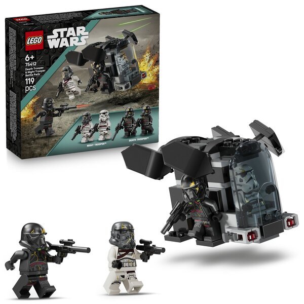 LEGO Star Wars 75412 Бојни пакет трупера смрти и ноћног трупера<br>
