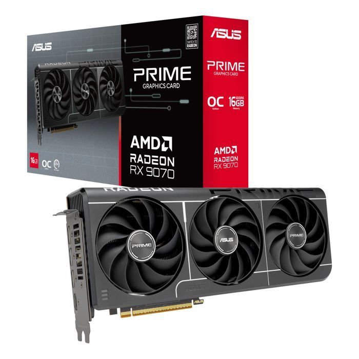 Graphics Card - ASUS - RX 9070 OC Edition - 16 GB GDDR6 - PCIe 5.0 - HDMI 2.1b