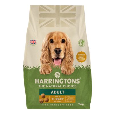 Harringtons Complete Adult Dog - Runsaasti kalkkunaa ja kasviksia