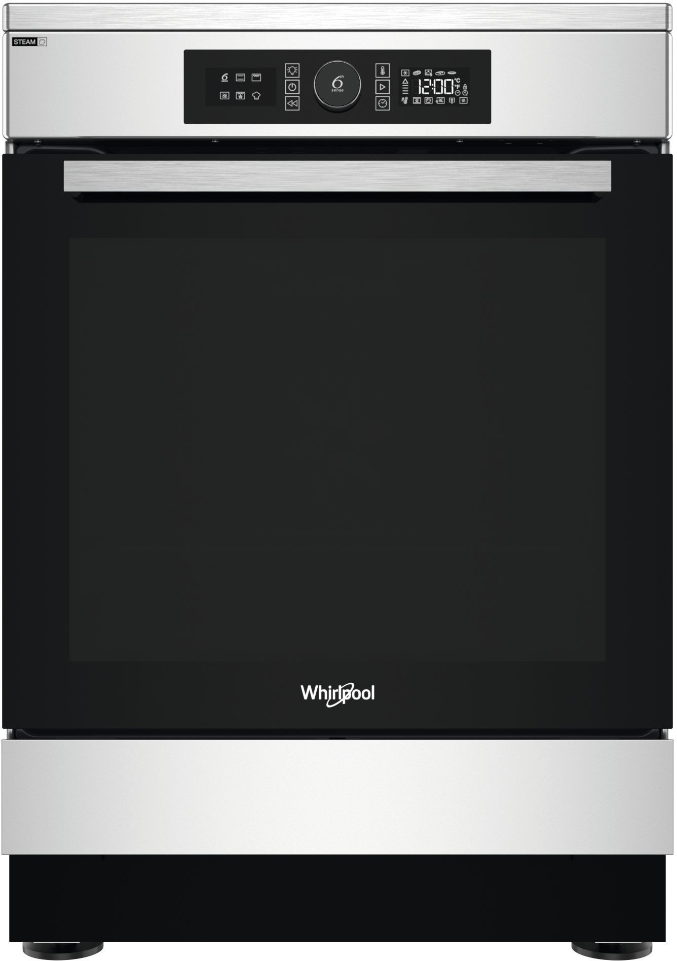 Placa de inducción - WHIRLPOOL - WS68IB8ACX/FR/1 - 4 quemadores - 2900 W - 60 cm de ancho - Acero inoxidable