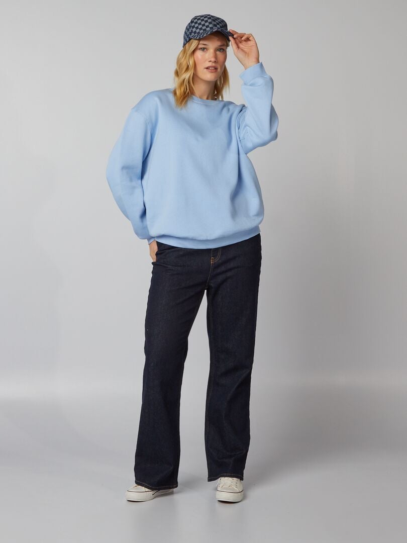 Oversized sweatshirt - blauw