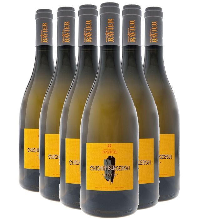 Philippe e Sylvain Ravier Vin de Savoie Chignin Bergeron La Peyse 2024 - Vino bianco della Savoia - Bugey (6x75cl)