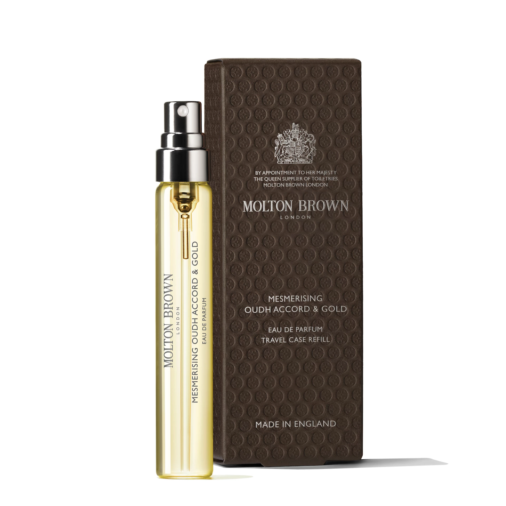 Mesmerising Oudh Accord & Gold EdP путна кутијица, допуна 7,5 мл - Molton Brown