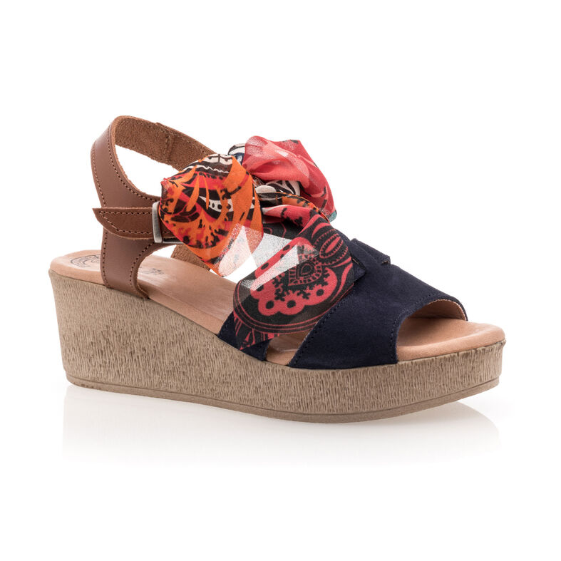 Sandales / nu-pieds Femme Bleu