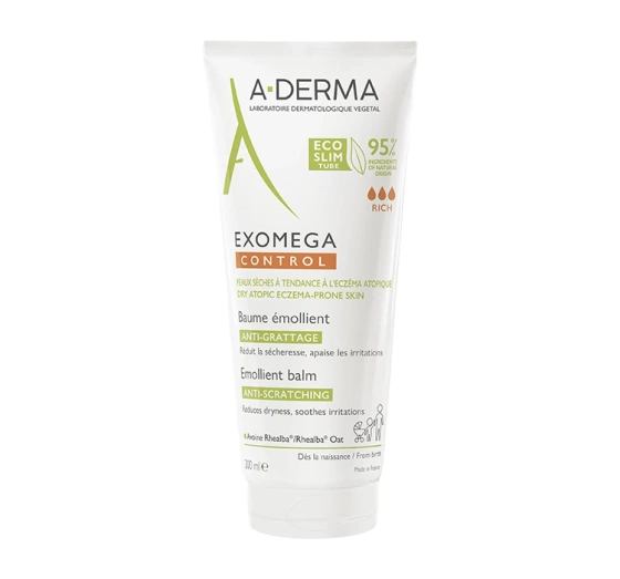 A-Derma Exomega Control balsam emolient przeciw drapaniu 200 ml