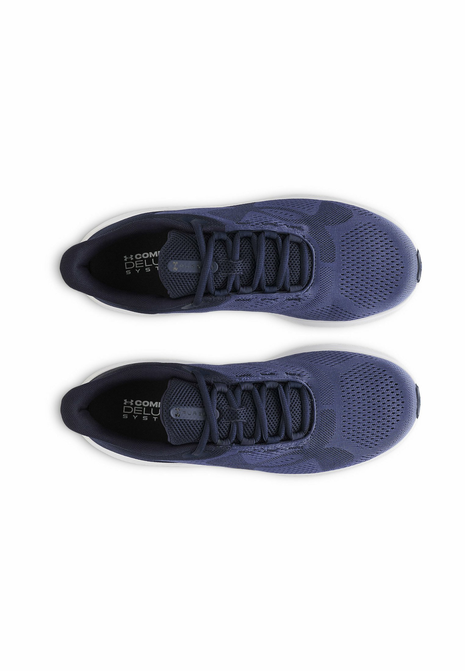 Under Armour PURSUIT 4 BIG LOGO - Hardloopschoenen voor op de weg - middernachtblauw