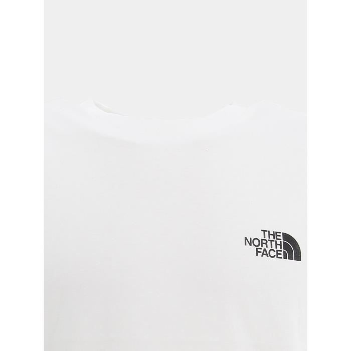 Tee shirt - THE NORTH FACE - s/s simple dome tee - Manches courtes - Col rond - Blanc