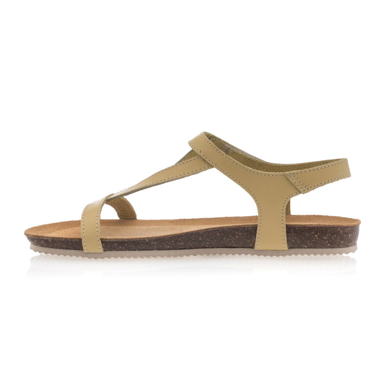 Sandalias amarillas para mujer / Zapatos de punta abierta