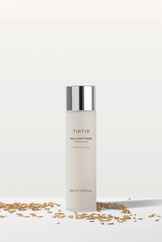 TIRTIR Milk Skin Toner, tônico facial iluminador e hidratante.